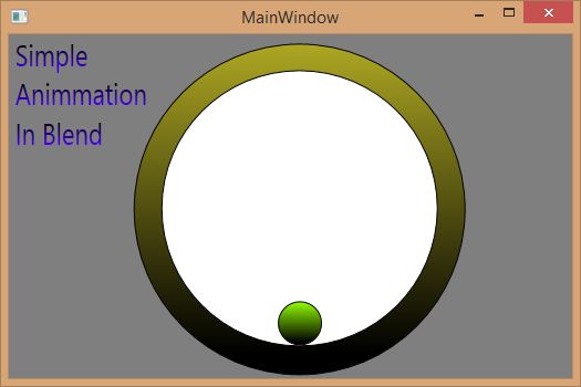 simple animation in blend